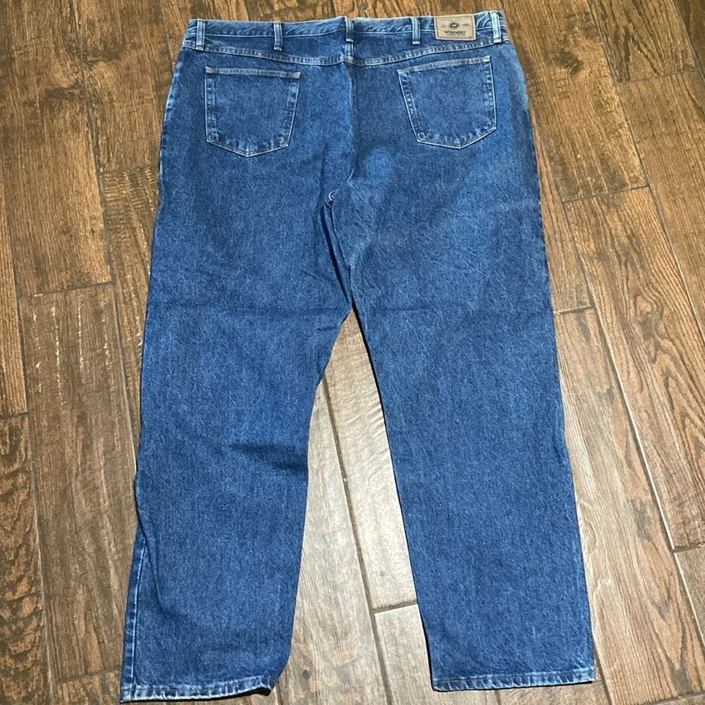 VTG, 80s 90s Wrangler Men's Blue Denim 💯 Cotton Jeans Size 46 X 32